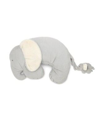 سجادة أنشطة الاستلقاء على البطن والخشخيشة - فيل وطفله