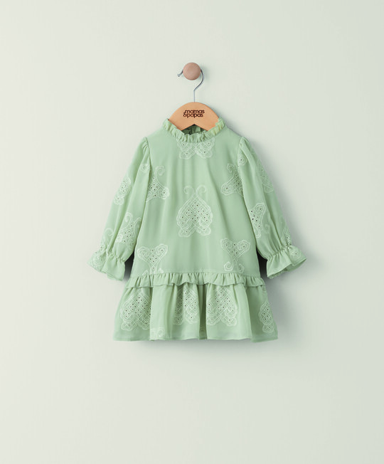 فستان مطرز بخصر منخفض فستان مطرز بخصر منخفض image number 1