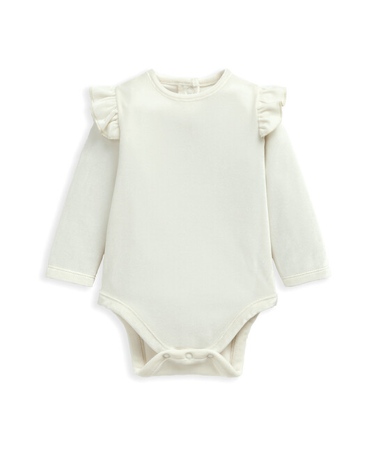 بودي سوت مخمل وتنورة بلون ذهبي لامع بودي سوت مخمل وتنورة بلون ذهبي لامع image number 3